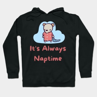 It's Always Naptime for this Cute Polar Bear Cub Hoodie